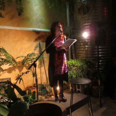 Speaking about failure and writing at the opening night of Bellingen Writers Festival 2016
