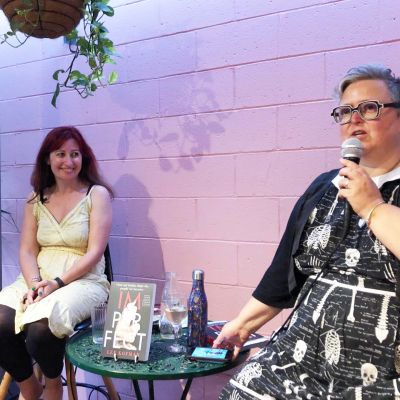 The brilliant Krissy Kneen launching Imperfect at Avid Reader bookshop, 2019