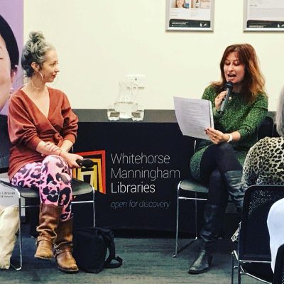 My highlight event of 2020, just before the pandemic began, was to interview Marieke Hardy at Box Hill library