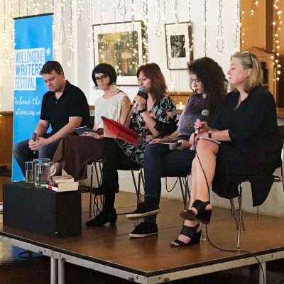 Chairing one of my favourite panels - On Shame - with Luke Carman (far left), Gala Vanting, Jess Hill and Stephanie Wood at Wollongong Writers Festival 2019